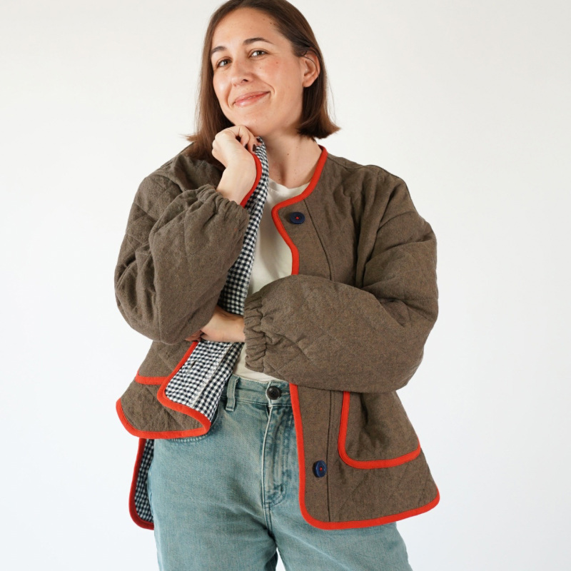 Matchy Matchy Sewing Club Homebody Quilted Jacket PDF Pattern