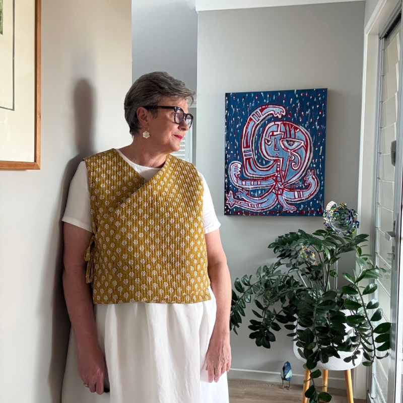 Quilted Cotton Block - Sunny