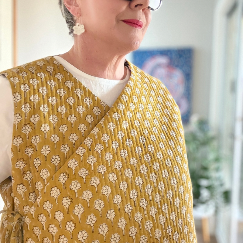 Quilted Cotton Block - Sunny