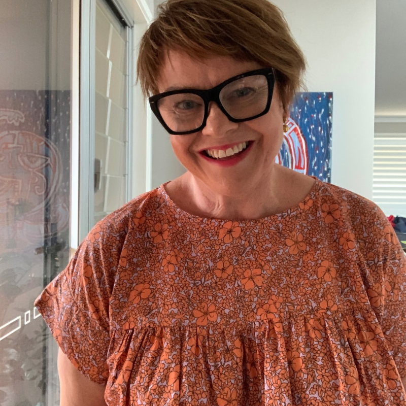 Flora vibrant floral cotton fabric