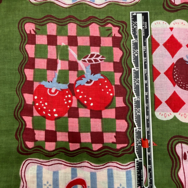 Bonnie Olive Cotton Block