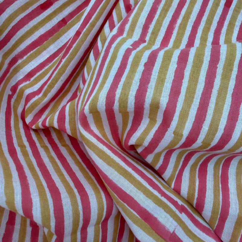Mabel Stripe Cotton Block
