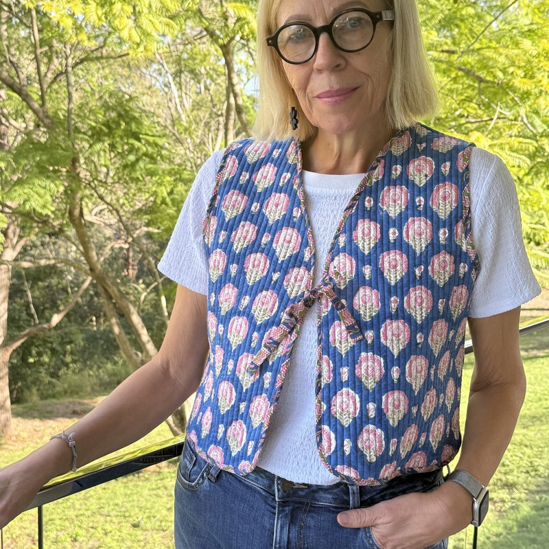 Quilted Cotton Block - Geneveive
