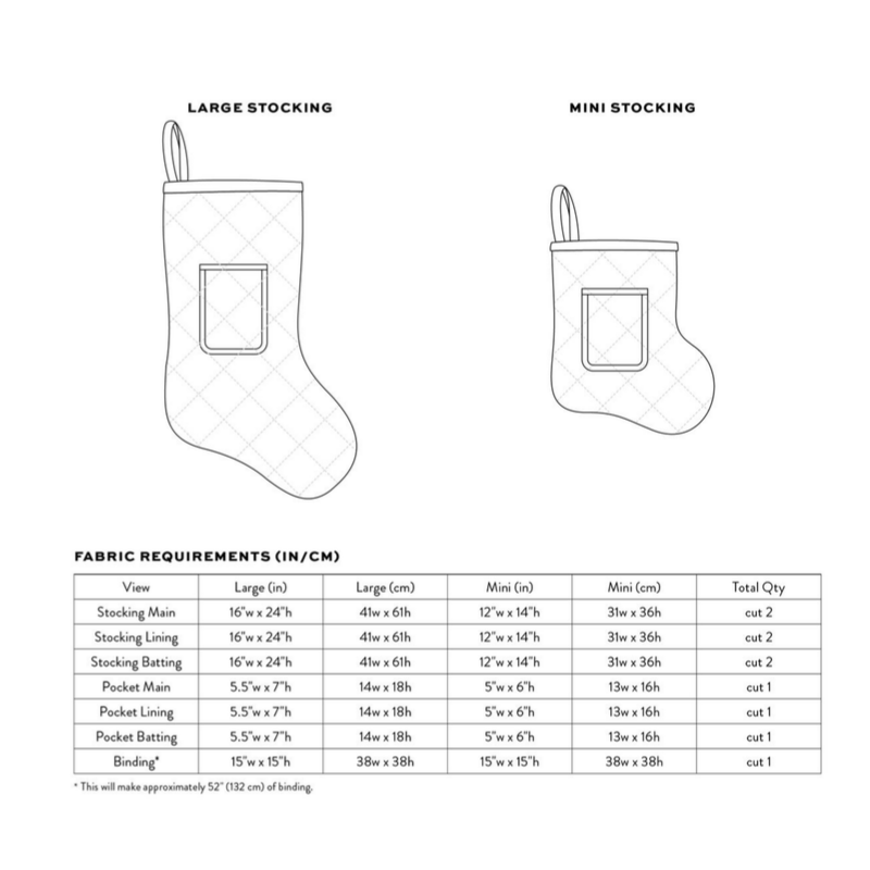 Quilted Pocket Stocking