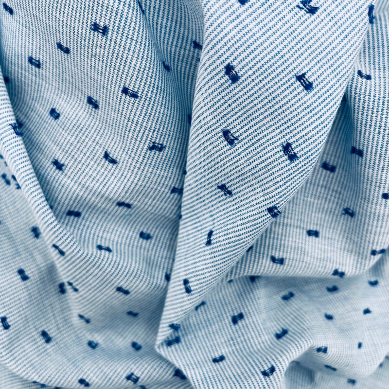 Foxwood Shirting Blue