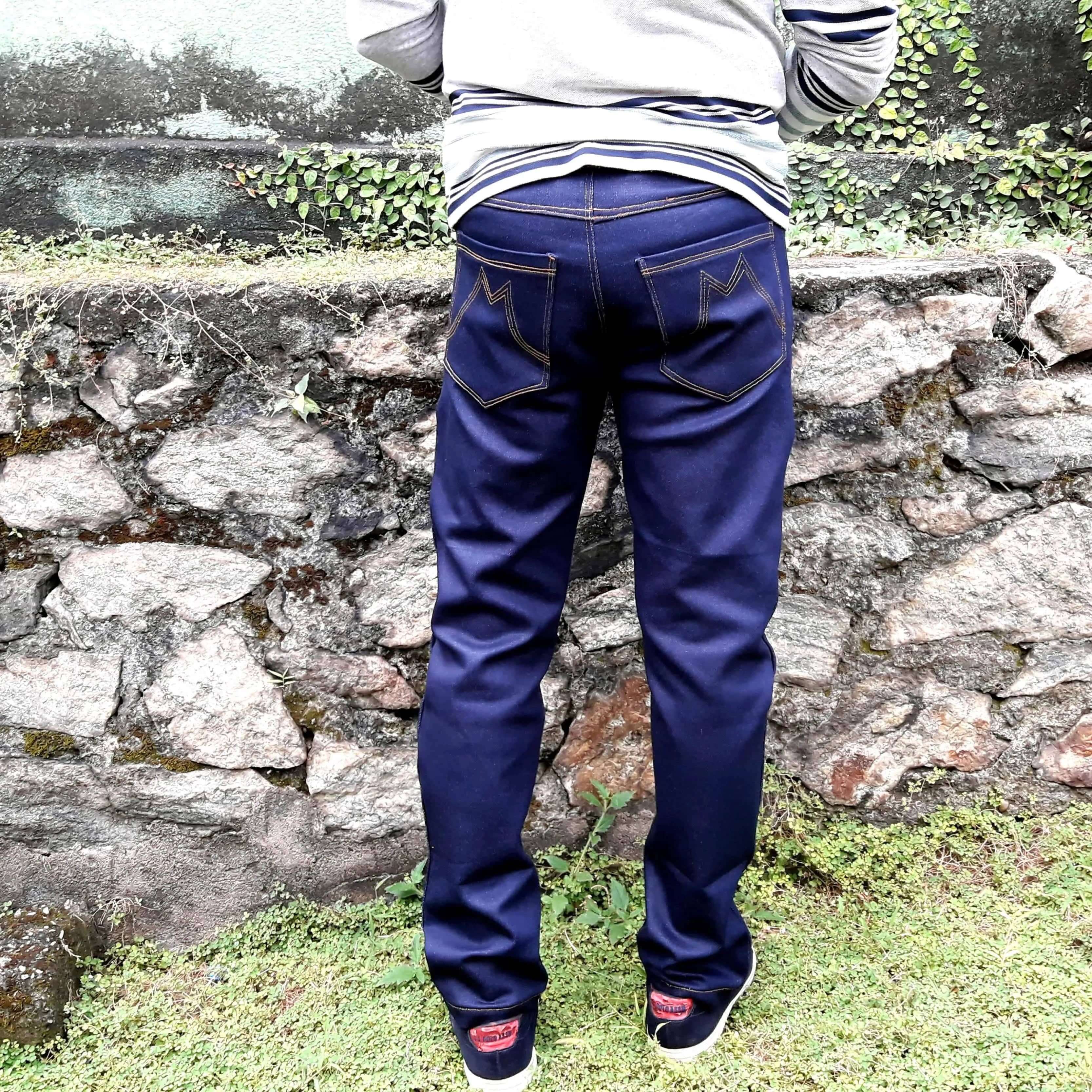 Jeans Sewing Pattern-Men's sizes 26-42 Wardrobe By Me