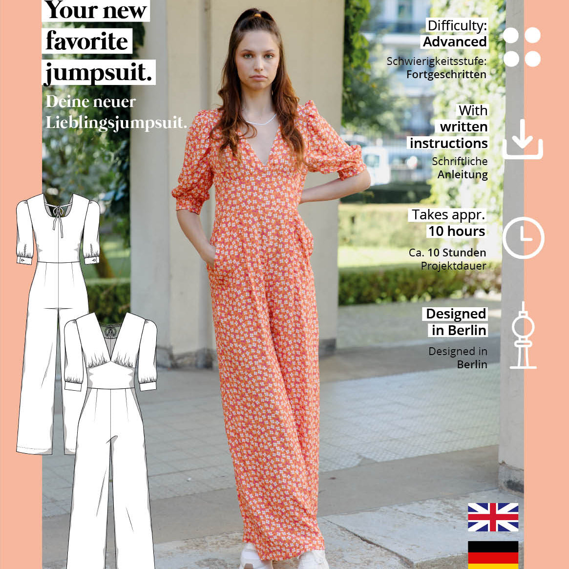 Jumpsuit Sewing Pattern JOLENE