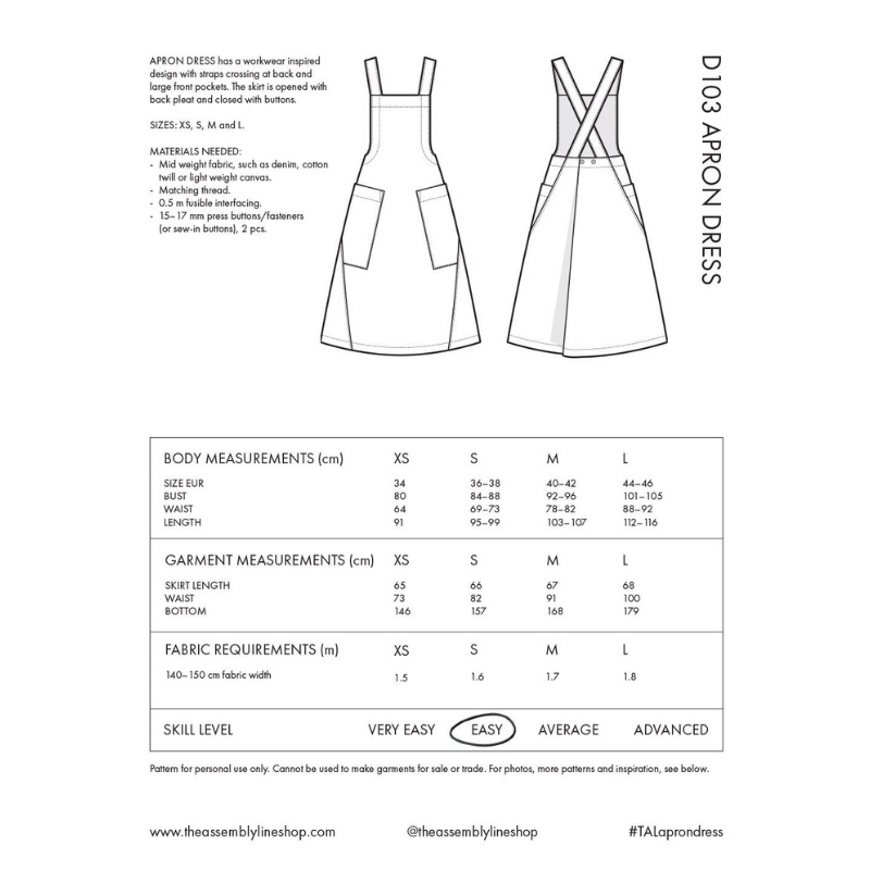 The Assembly Line Apron Dress