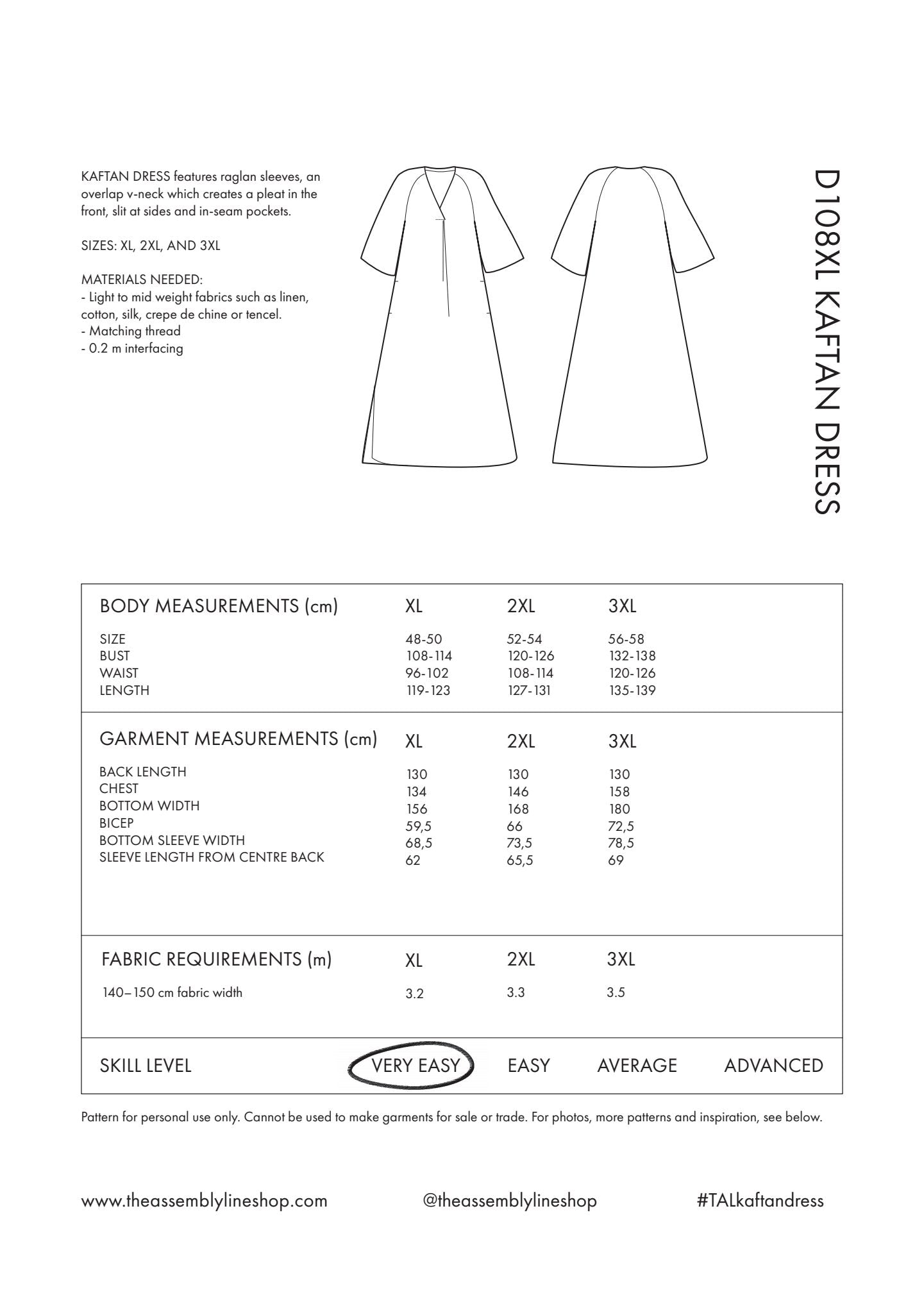 The Assembly Line Kaftan Dress