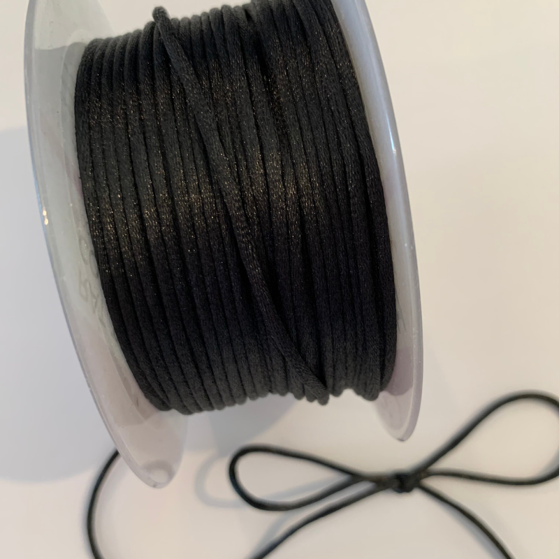 Rat tail cord black
