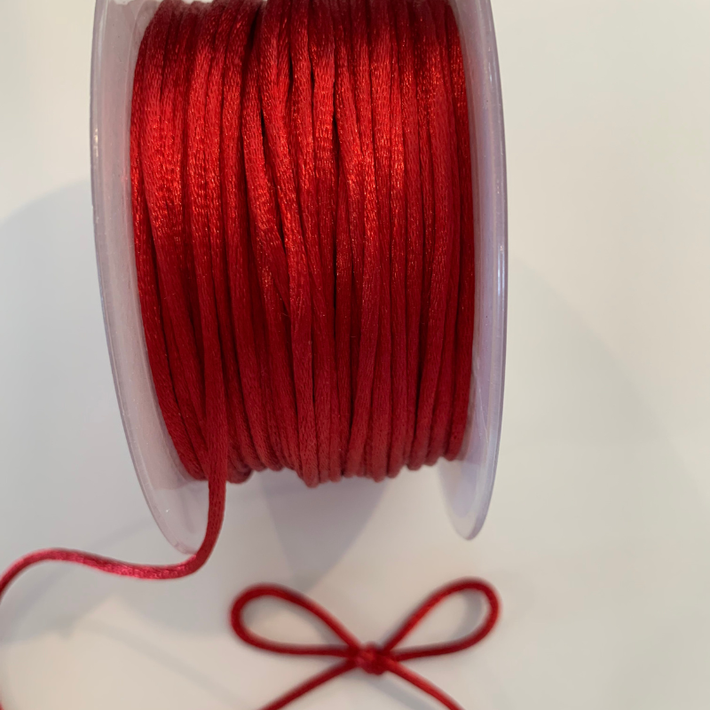 Rat tail cord red
